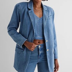 Express Denim Blazer